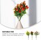 3Pcs Artificial Fruit Plants Branches, Faux Lemon Peach Strawberry Bouquets, Plastic Decorative Simulated Fake Fruit Table Centerpiece for Home Decor, Party, and Photo Props